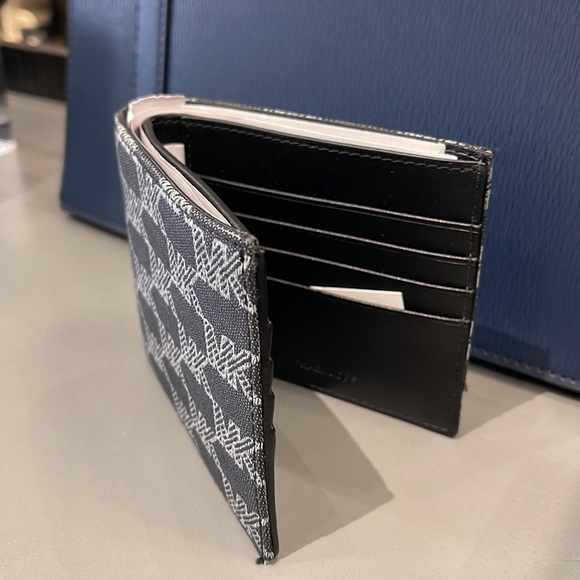 Michael Kors Men’s Women’s Cooper Logo Fabric Billfold Wallet Black Multi NWT - Picture 3 of 16